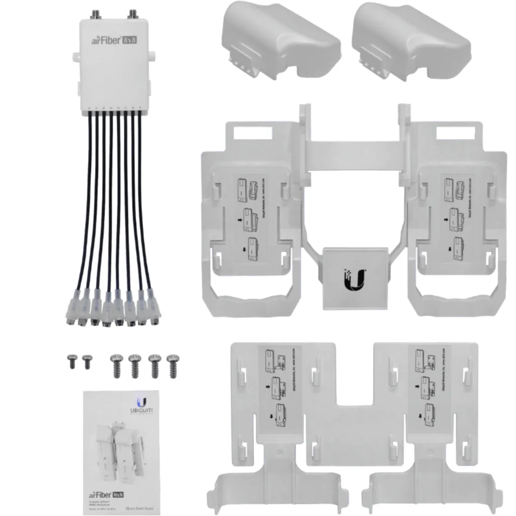 Imagen 1 de UBIQUITI Multiplexor p/4xAirFiber-5X 8-RPSMA-M 2-RPSMA-H req-Dish