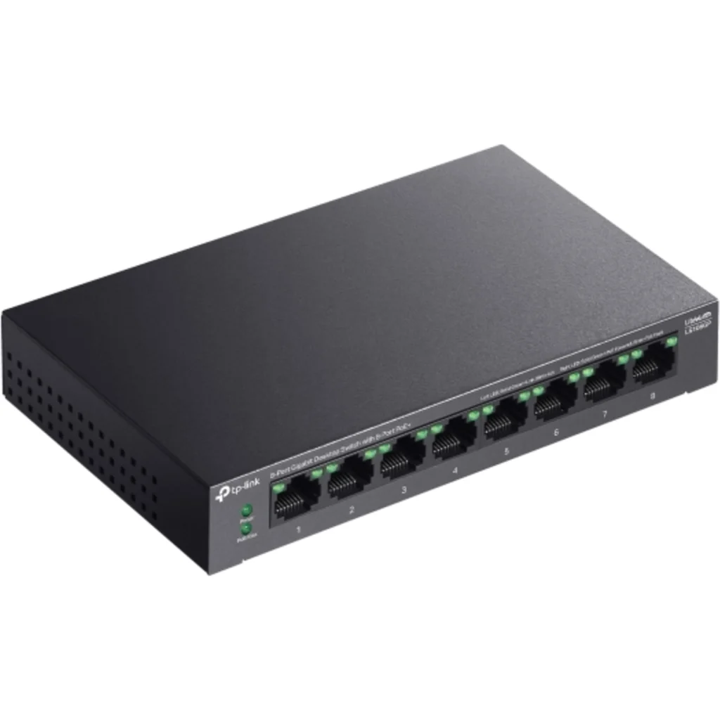 Imagen 3 de TP-LINK SWITCH 8-PORT GIGABIT DESKTOP 8-Port PoE+ UN / LS108GP