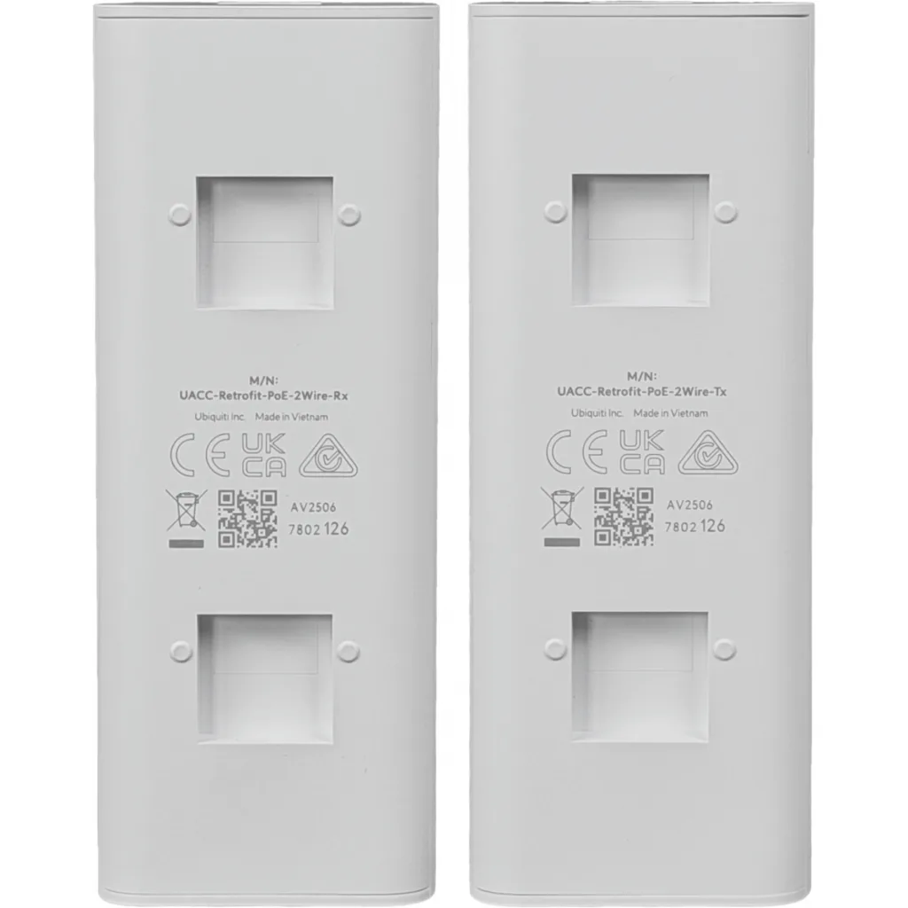 Imagen 5 de UBIQUITI Par de Extensores PoE++ - 2-BNC 2-RJ45 2-Terminal