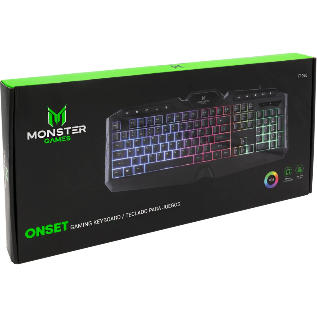 Imagen 1 de T1026 KEYBOARD GAMER MONSTER ONSET