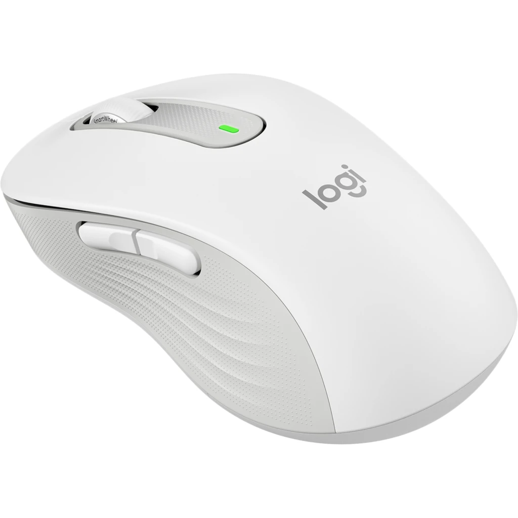Mouse Inalámbrico Logitech Signature M650 Large, 4000DPI 5Btns Bt Blanco crudo