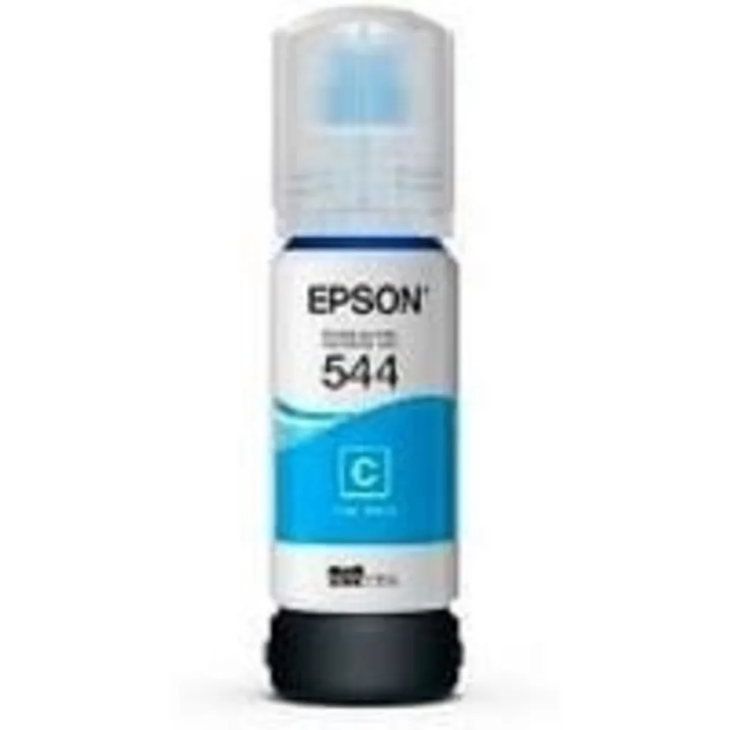 Imagen 1 de Botella de Tinta Epson T544 Color CYAN para EcoTank L3110 (65ml) 7500 Pag.