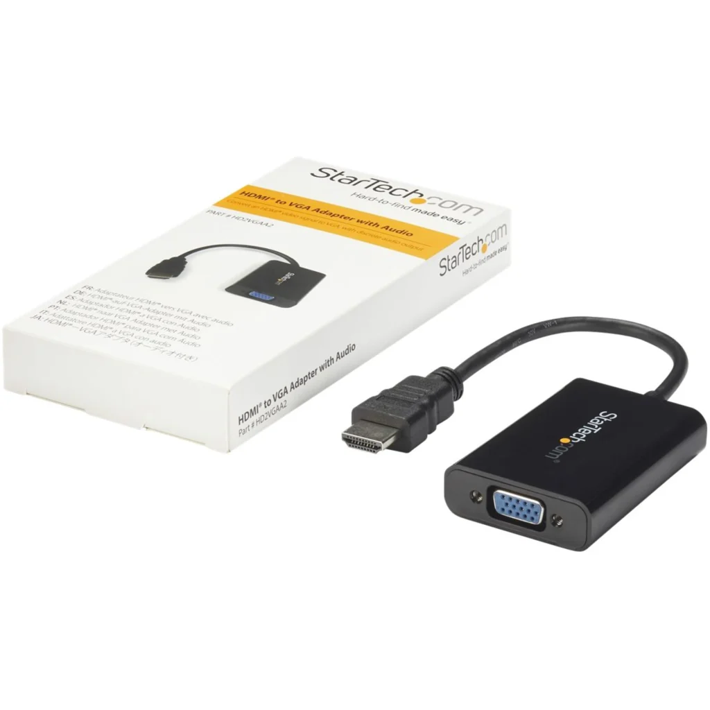 Imagen 3 de Adaptador HDMI Macho a VGA Hembra Resolución 1920*1200 