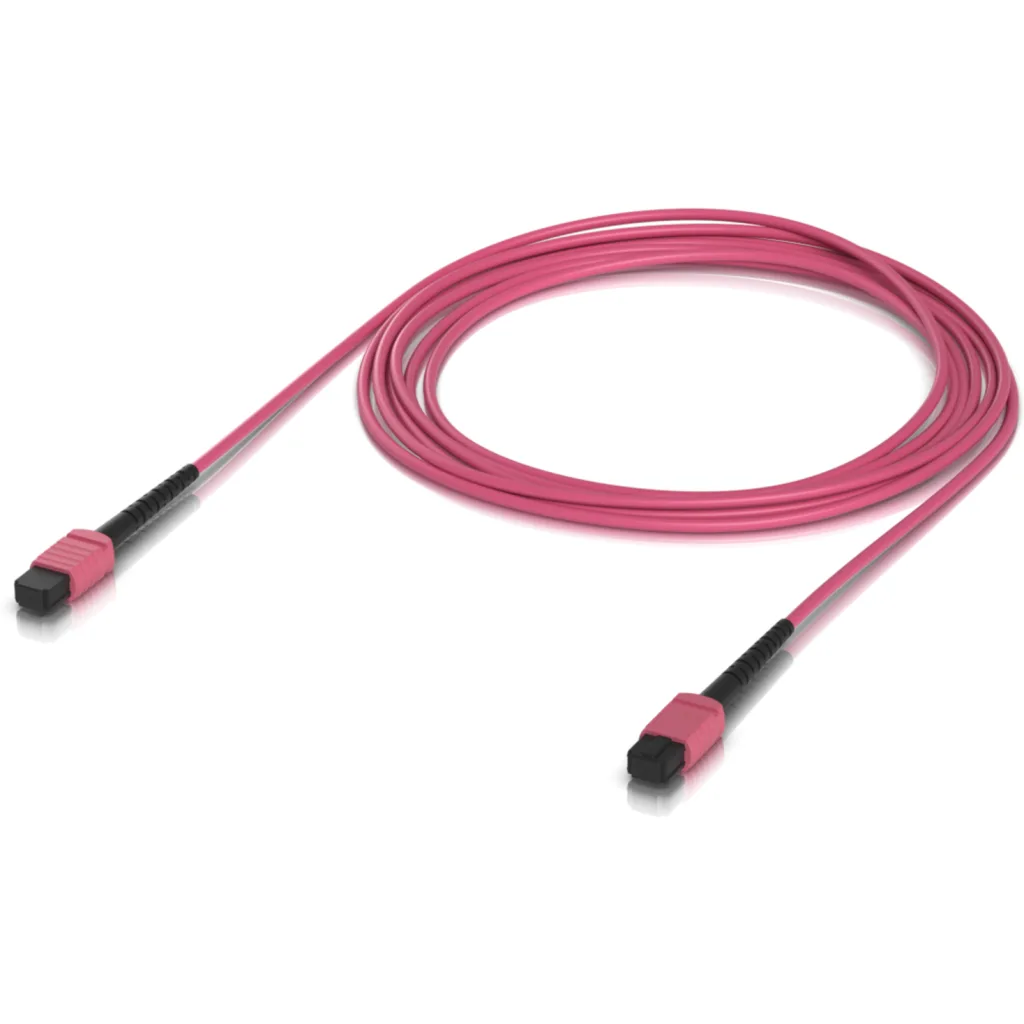 UI 3mt MPO-MPO 12-Fibras Type-B OM4 Multimodo MM Jumper Fibra LSZH