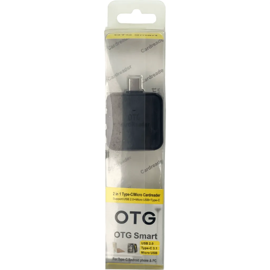Lector USB-C Type-C Todo-en-1 SD mSD TF USB-MicroB