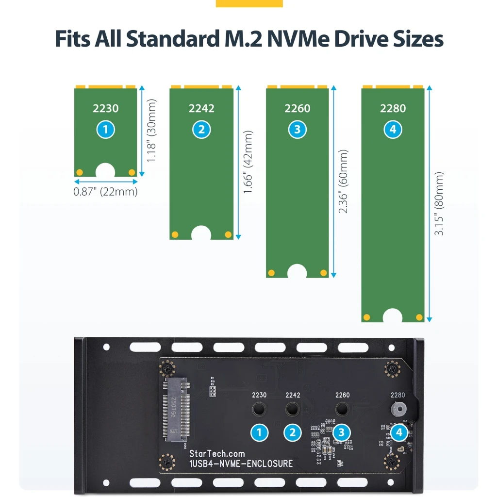 Imagen 3 de Caja USB4 NVMe M.2 - Caja para SSD