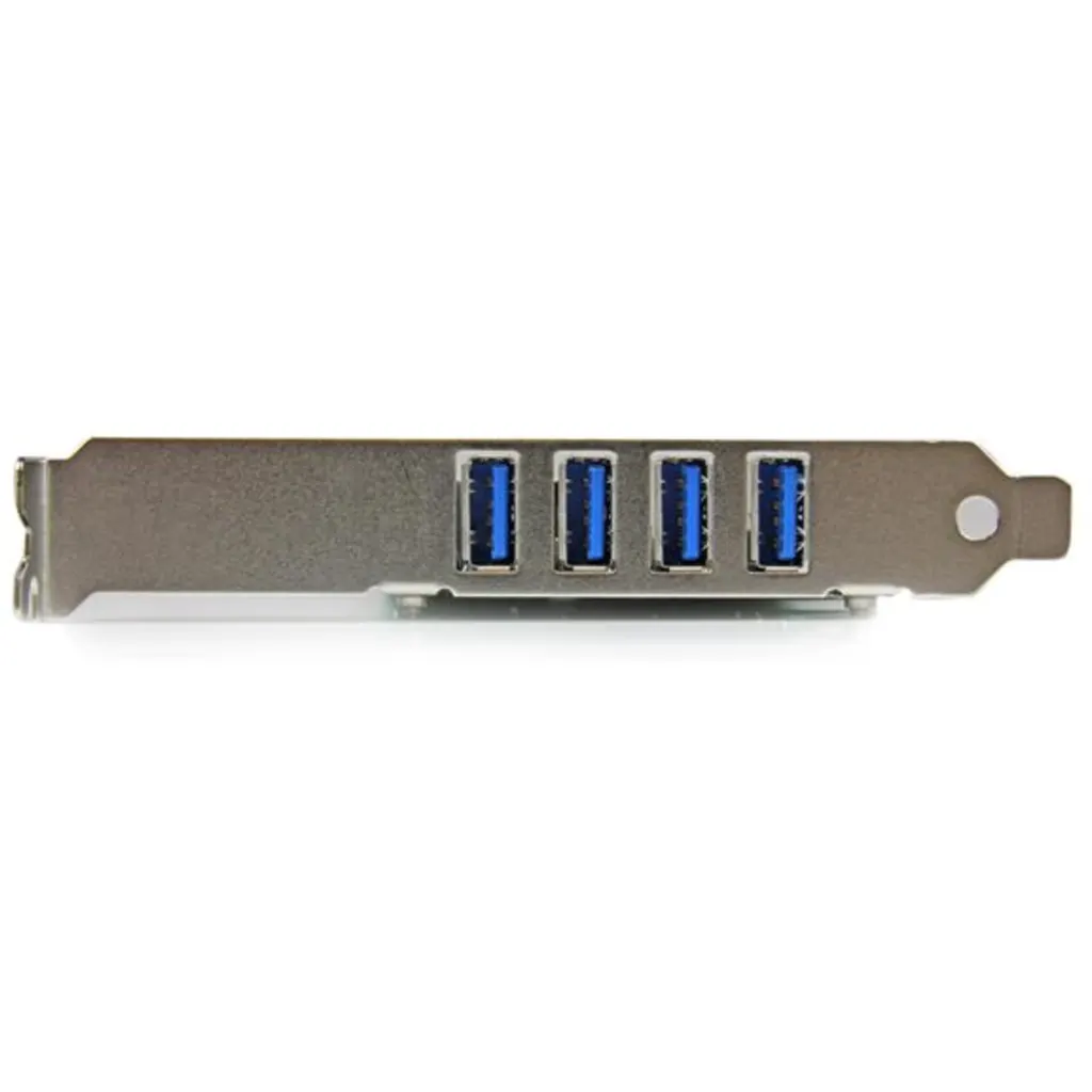 Imagen 1 de Tarjeta StarTech, PCIe x1 con 4 Puertos USB 3.0 con UASP Alimentación SATA LowPr