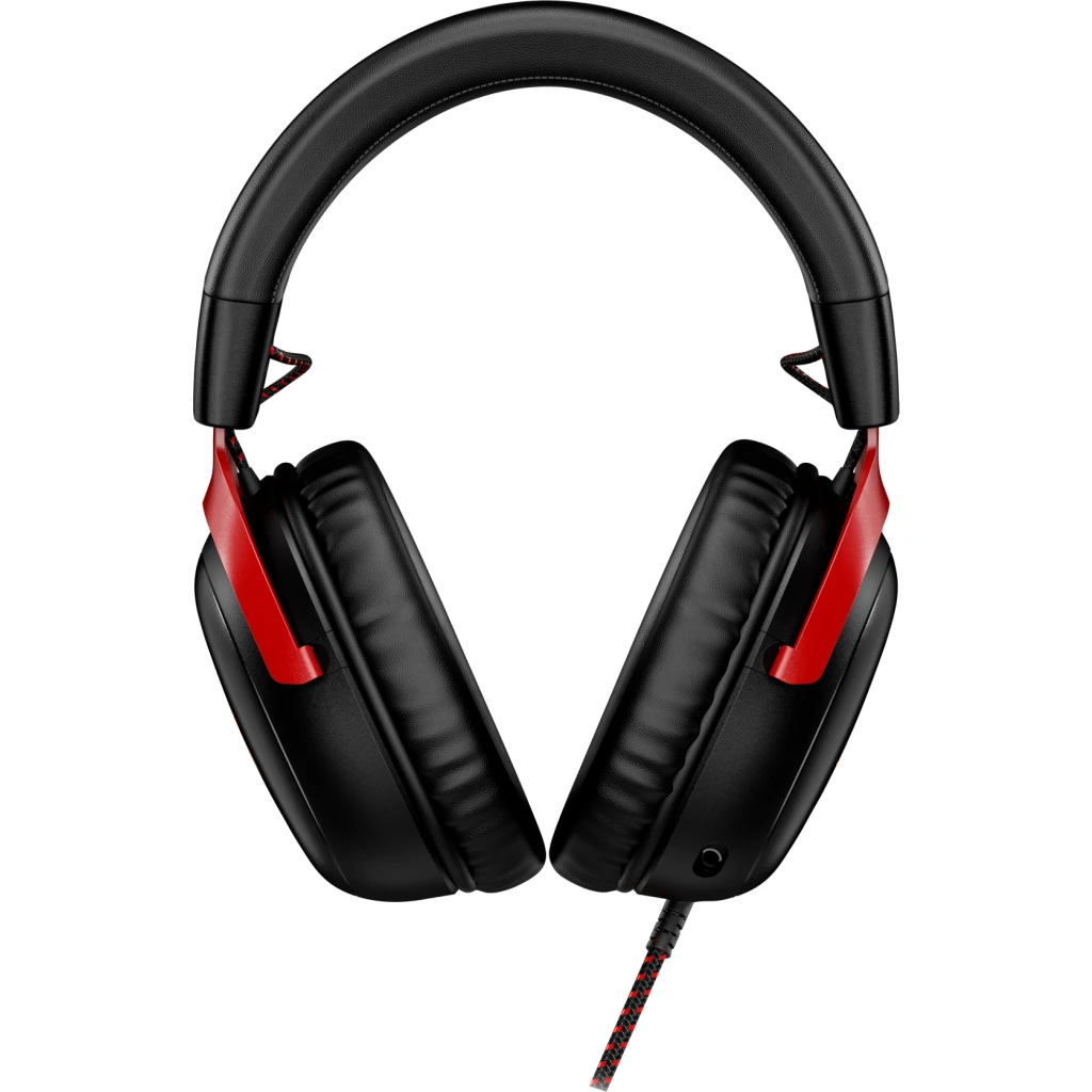 Imagen 1 de Audífonos Gamer Alámbricos OverEar HyperX Cloud III, 3.5mm USB2.0 Negro/rojo