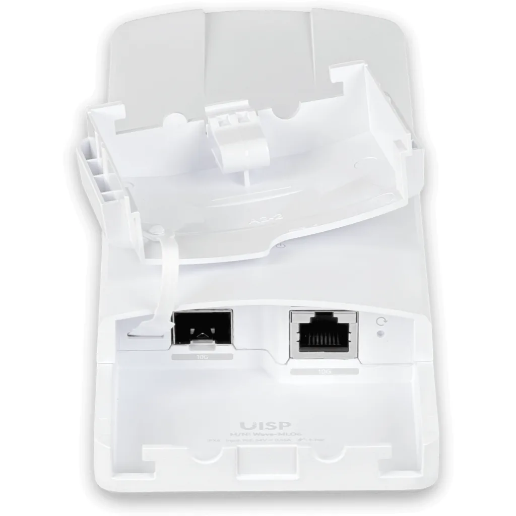 Imagen 1 de UI 6/5GHz/WiFi7 1-10G 1-SFP+ 2-RPSMA-H .SMA-GPS inc54V PTP 24dBm IPX6