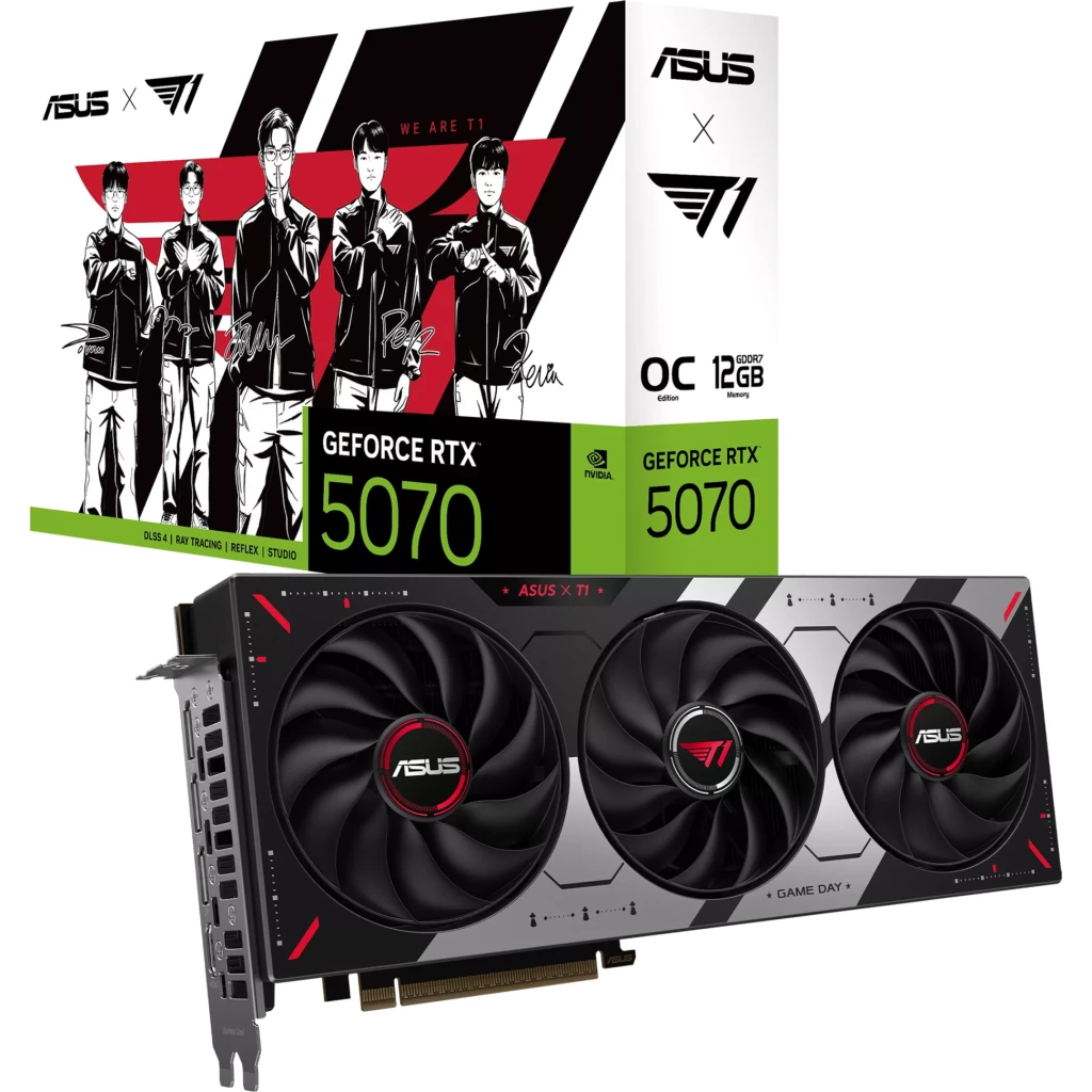 Tarjeta de Video Asus T1 RTX5070 12G OC GAMING