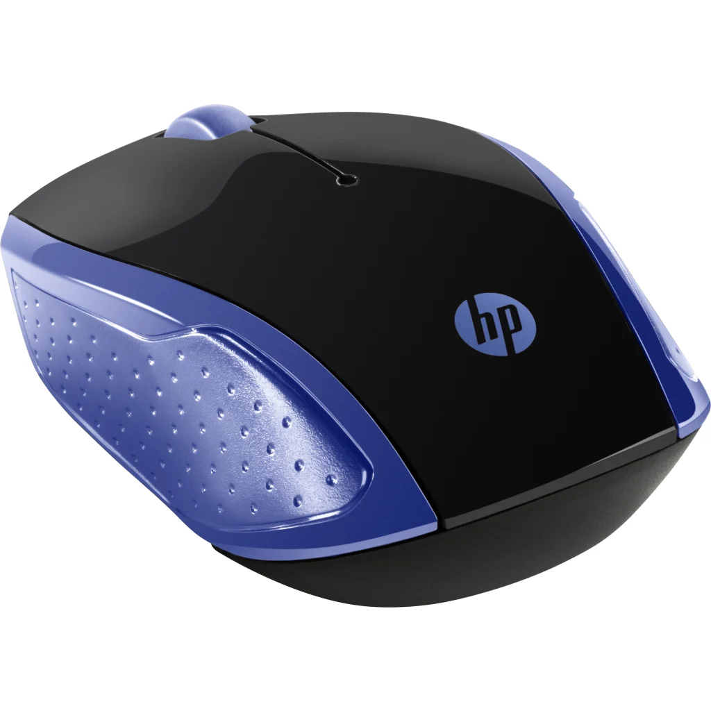 Imagen 3 de Mouse Inalámbrico HP 200 Óptico 1000dpi 125Hz 3 Botones Azul comp/Win7 Mac Chrom