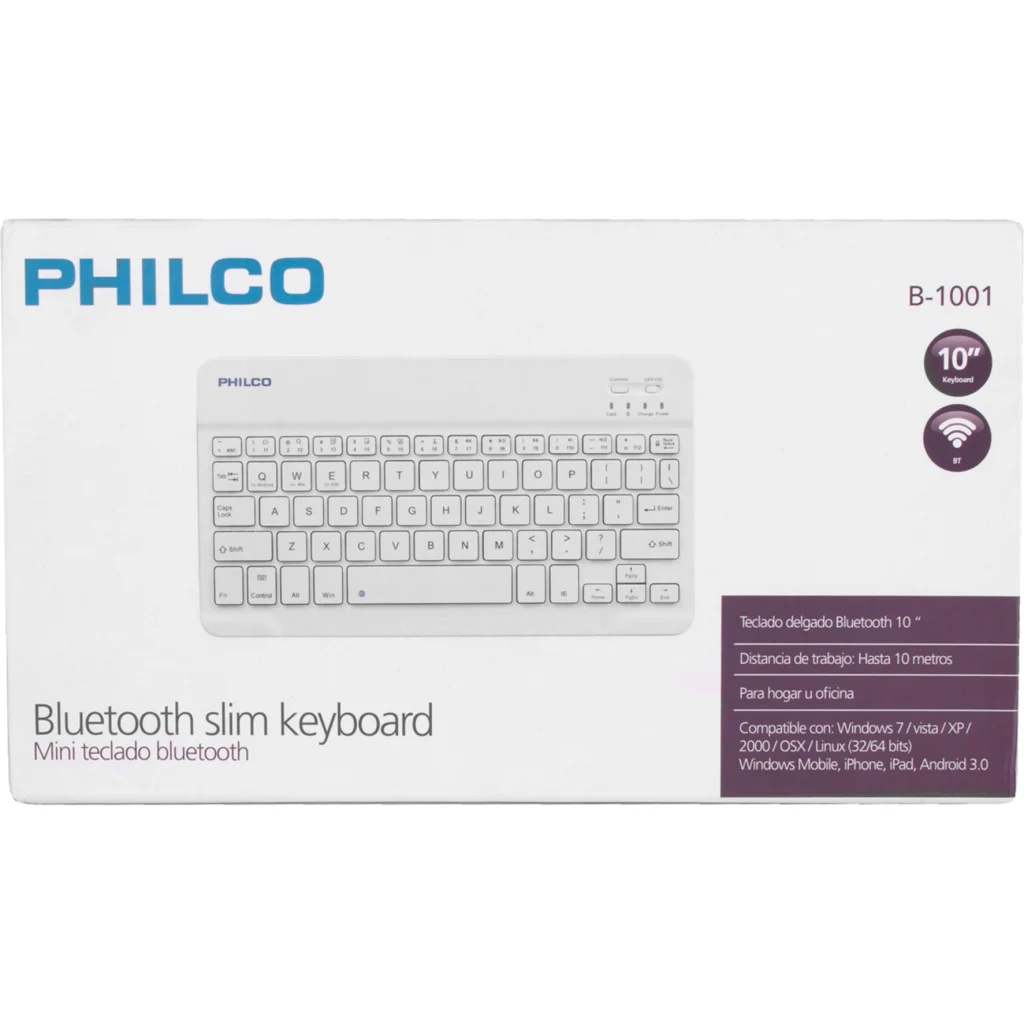 Imagen 1 de MINI TECLADO BLUETOOTH 10 PULGADAS