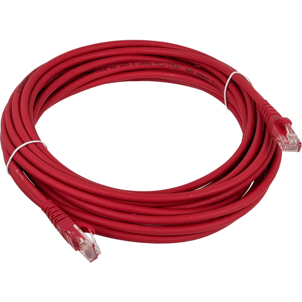 Imagen 1 de LINKMADE 7,5MT CAT5E ROJO LSZH CABLE PATCH INYECTADO MULTIFILAR 7.5
