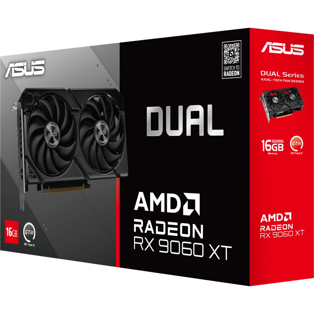 Imagen 11 de Tarjeta de Video Asus Dual Radeon RX 9060 XT 16GB GDDR6 1*HDMI 3*DP 2.5 Slot