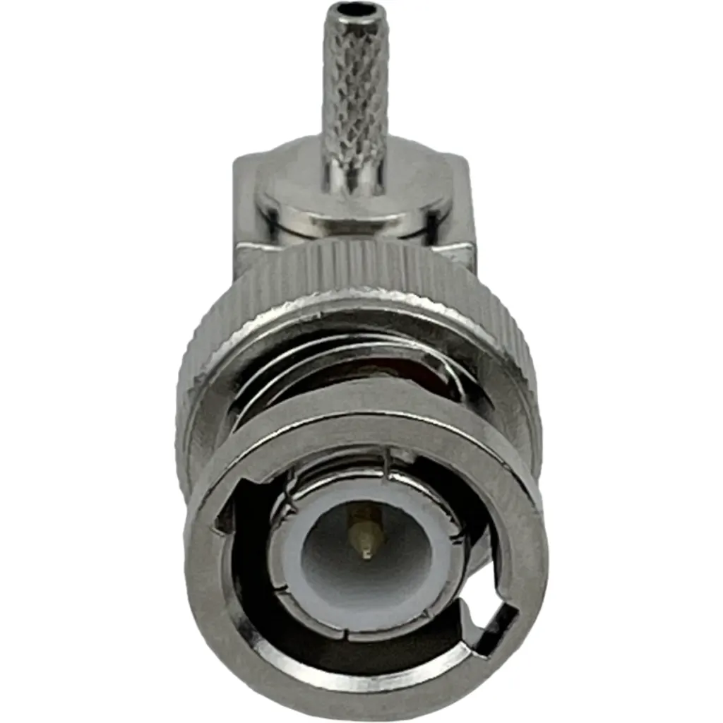 Imagen 1 de BNC-Macho 90-Grados RG316 Conector Crimpeable CA100 RG174
