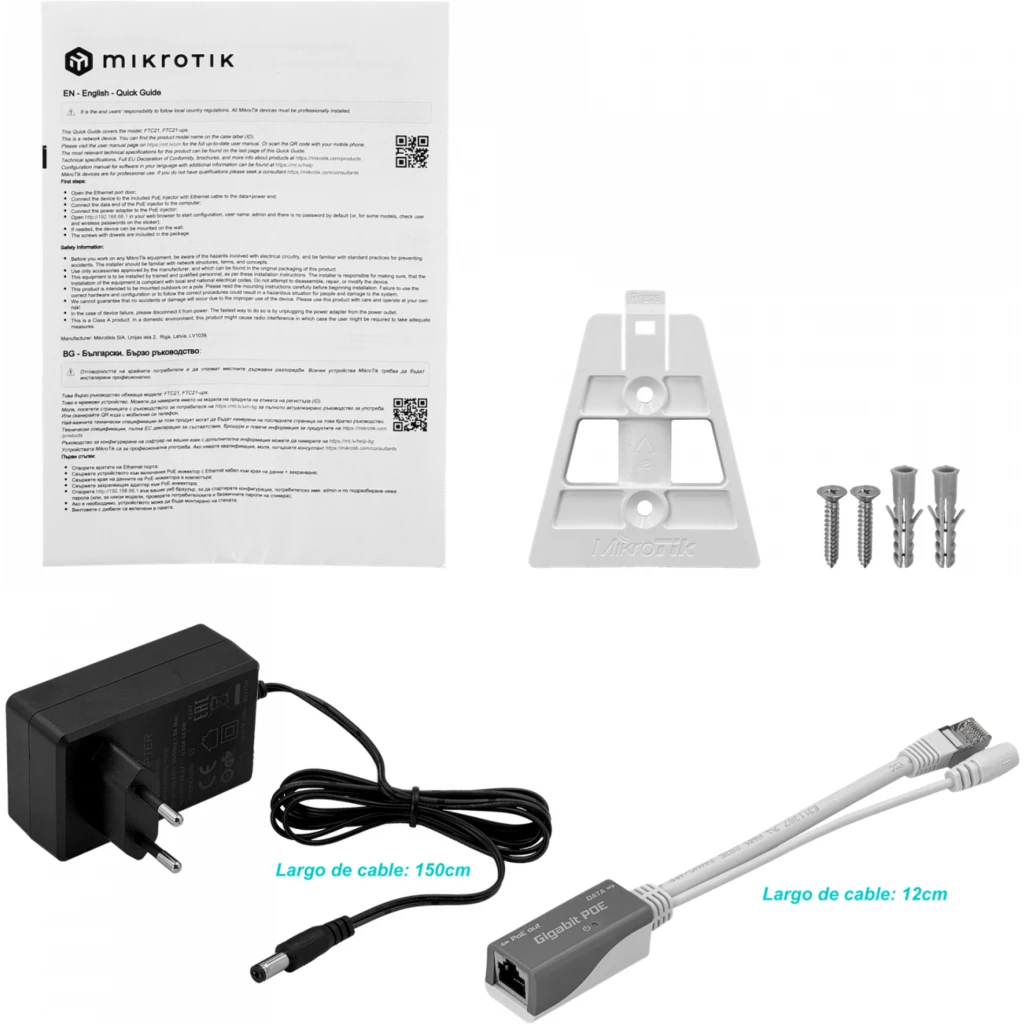 Imagen 2 de MIKROTIK 2-1000(1-PoE-In) 1-SFP-2,5GMedio Converter IP55 inc-48Vdc