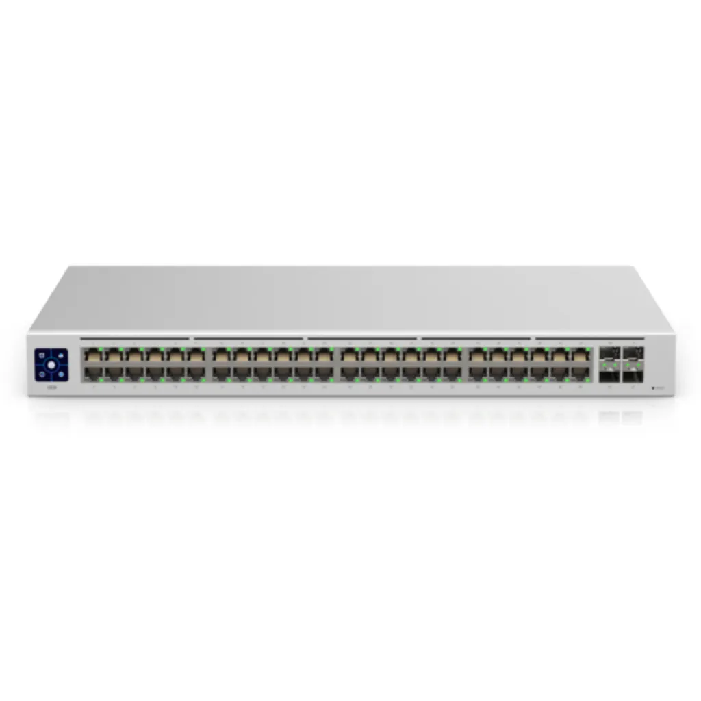 Switch Ubiquiti 48*0/100/1000+4*Gig SFP Req UniFi SwitchAdm Sobrem. Mont en Rack