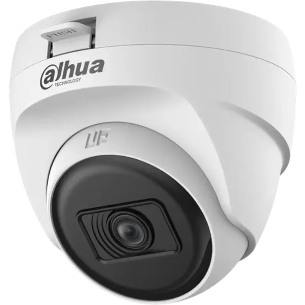Imagen 1 de DH-HAC-T1A21N-U-0280B. camara HDCVI Dahua 2MP iluminacion IR de 25m lente fijo de 2.8mm, camara con montaje facil