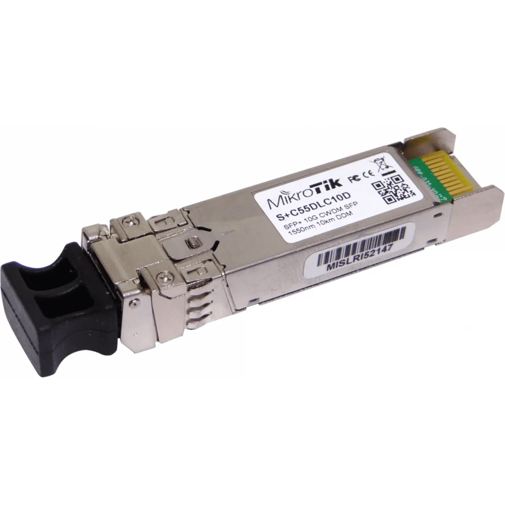 Imagen 1 de MIKROTIK SFP+ CWDM module 10G SM 10km 1550nm LC-connector DDM