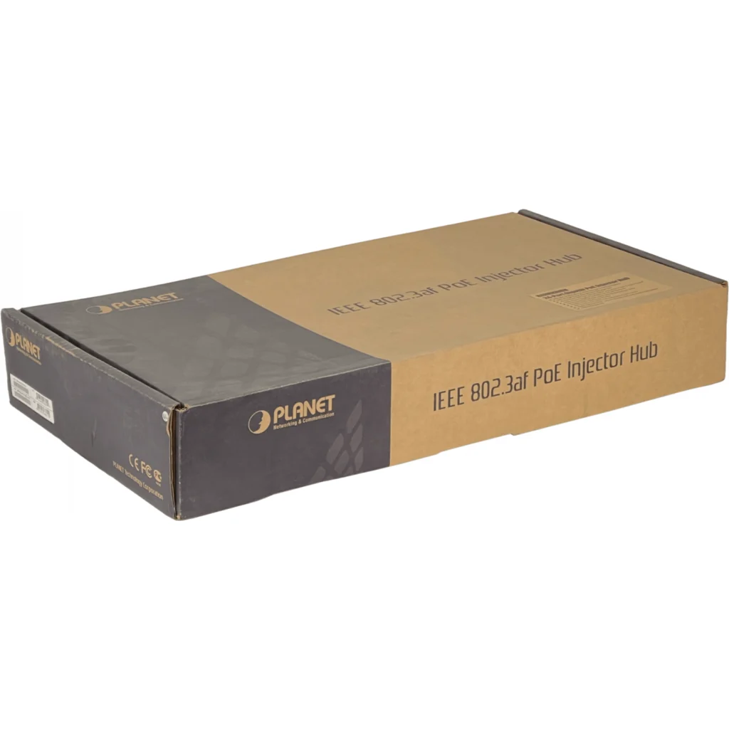Imagen 1 de PLANET Gigabit HUB-PoE 24-Inyectores Admin-LAN 440W 802.3at/af 48-RJ45