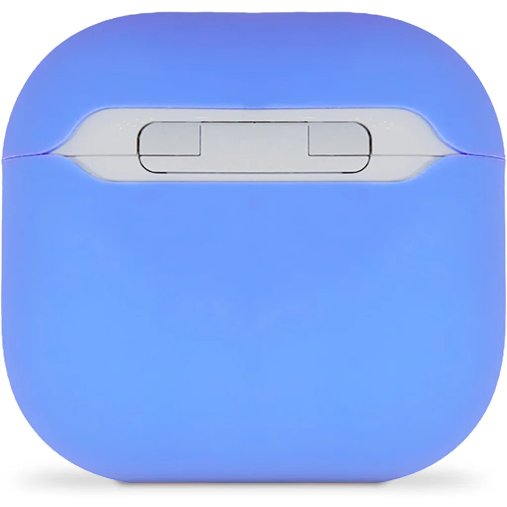 Imagen 1 de Funda silicona AirCase Pro para Airpods 4 Gen Decoded celeste