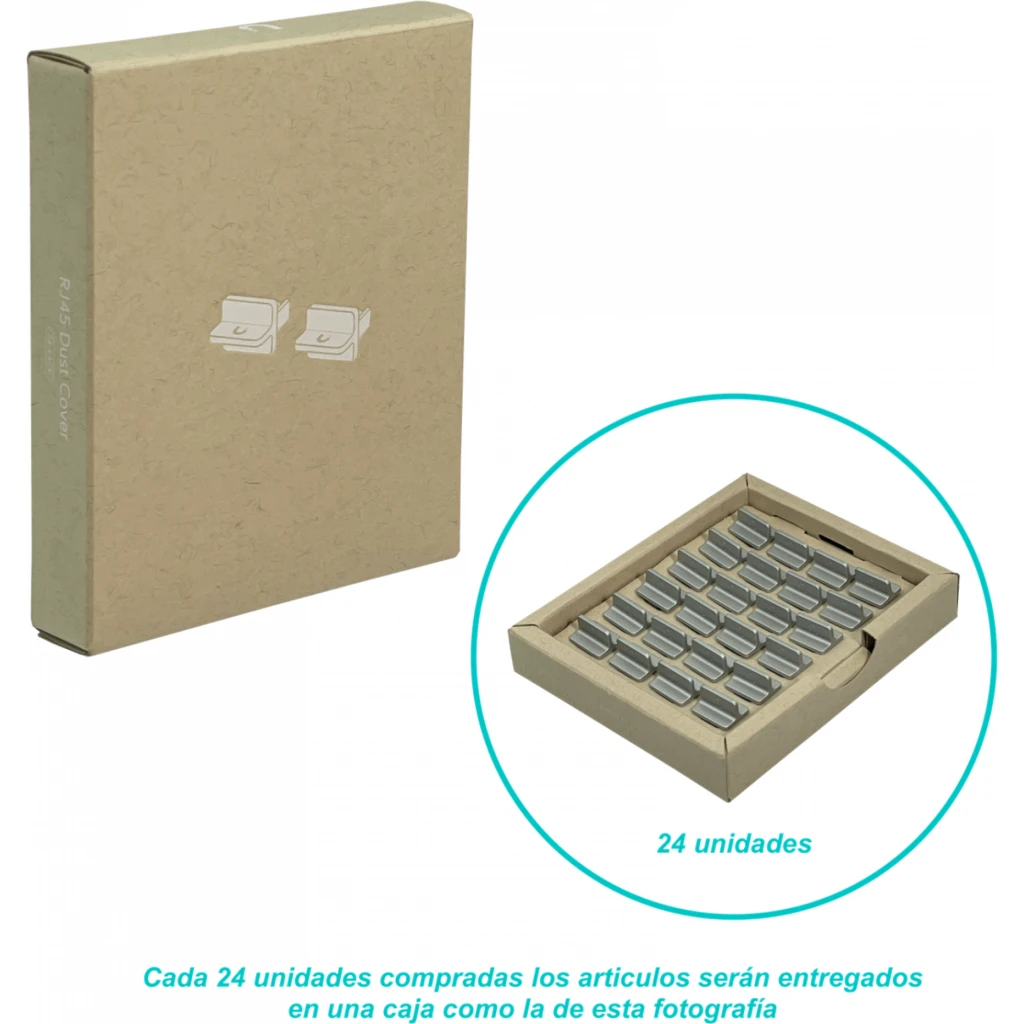 Imagen 2 de UBIQUITI Unidad Cubre Keystone Gris Tapa UACC-RJ45-Cover