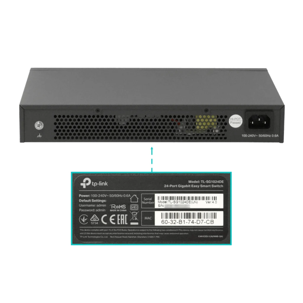 Imagen 2 de Switch TP-link TL-SG1024DE, 24 Puertos Gigabit 48Gbps Easy Smart 