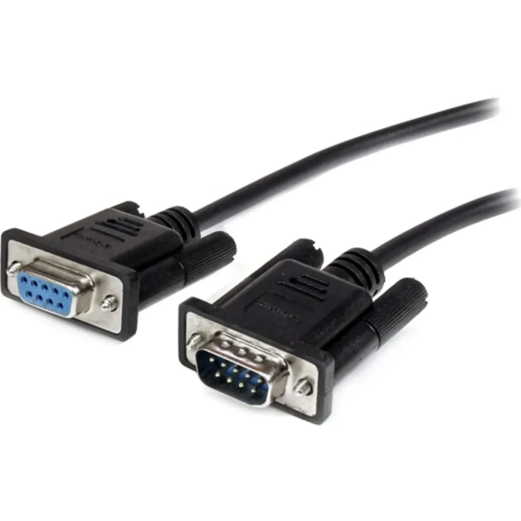 Imagen 2 de Cable extensión Startech Serie DB9 RS232 Macho a Hembra Longitud 3m Color Negro