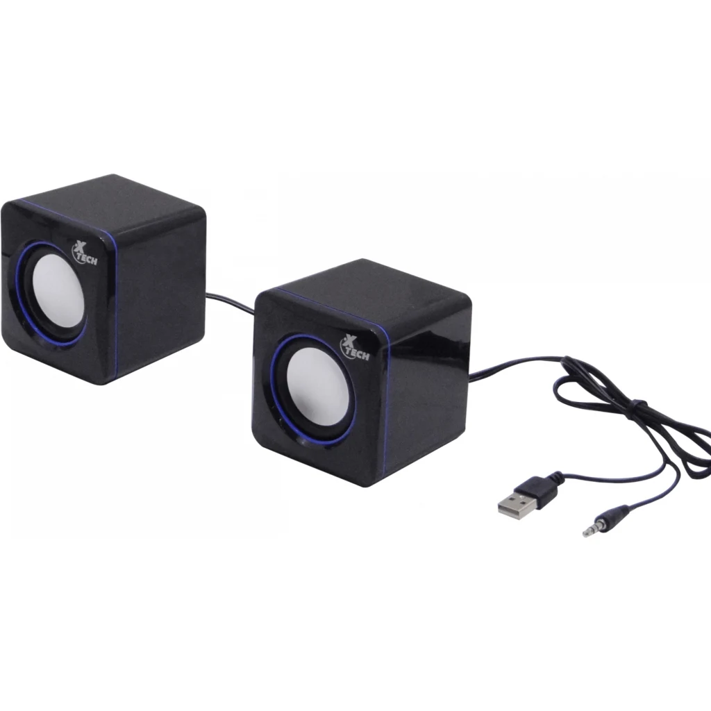 Imagen 1 de Parlante Xtech Mini XTS-110  5Watts RMS Interfaz USB y 3,5 mm Color Negro 