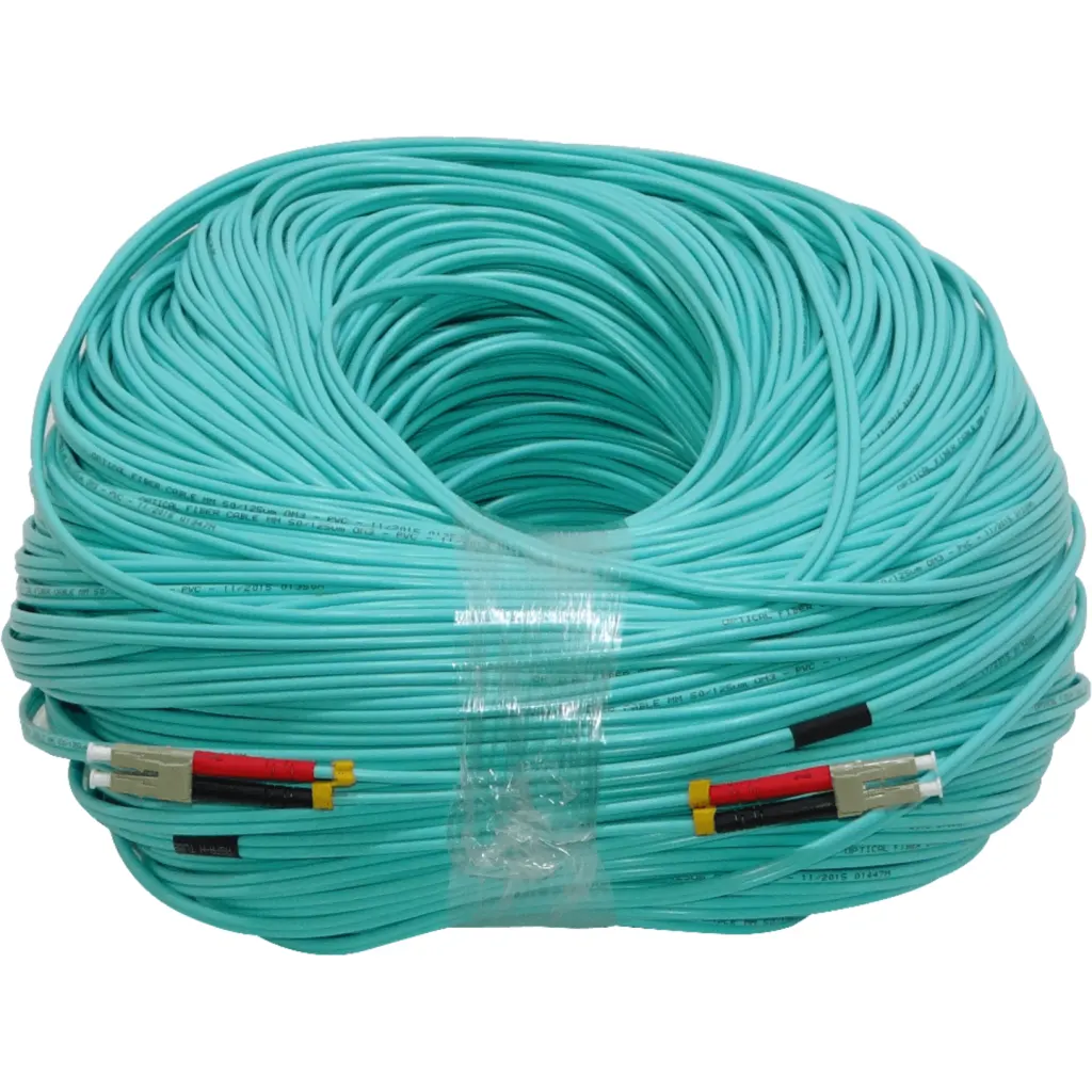 Imagen 1 de JUMPER FIBRA 50/125UM 200MT LC-LC OM3 MULTIMODO MM DUPLEX 