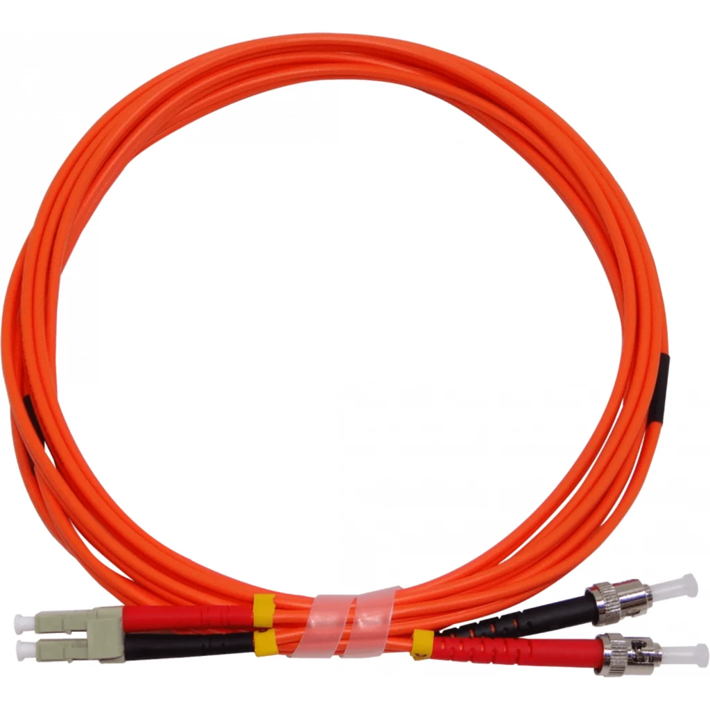 Jumper Fibra 62.5/125um 3mt LC-ST OM1 Multimodo MM Duplex