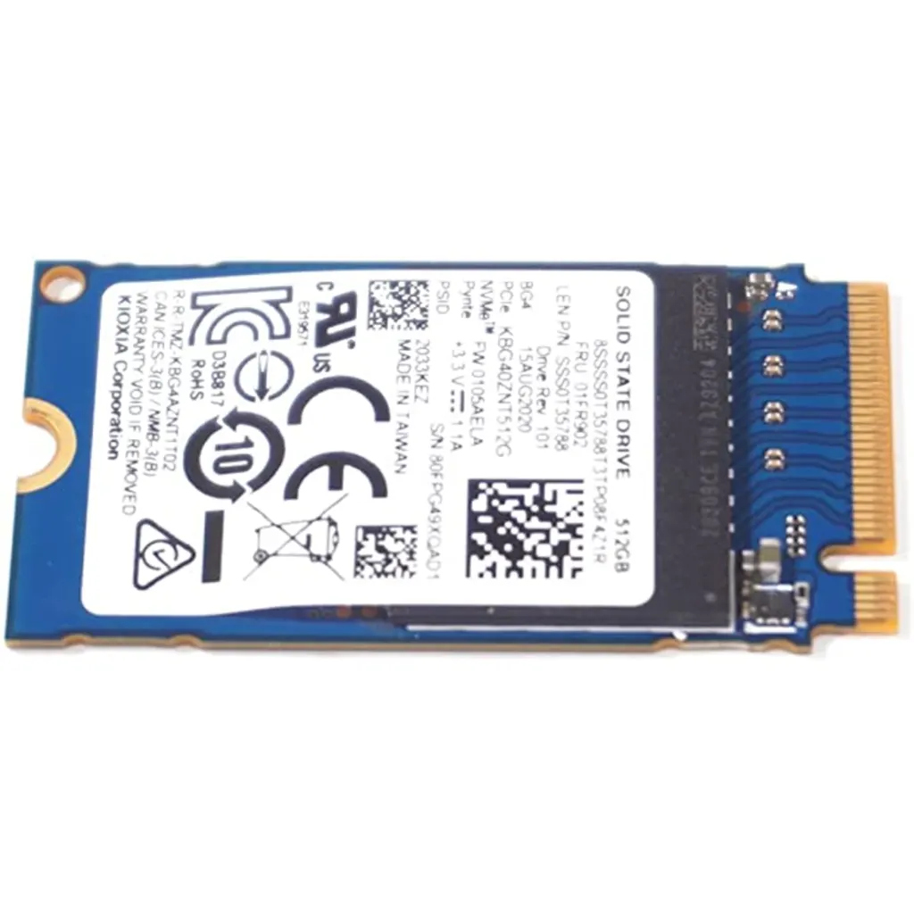tecnomas.cl | [KBG40ZNT512G] Unidad SSD Kioxia 512GB M.2 22*42 PCIe3x4