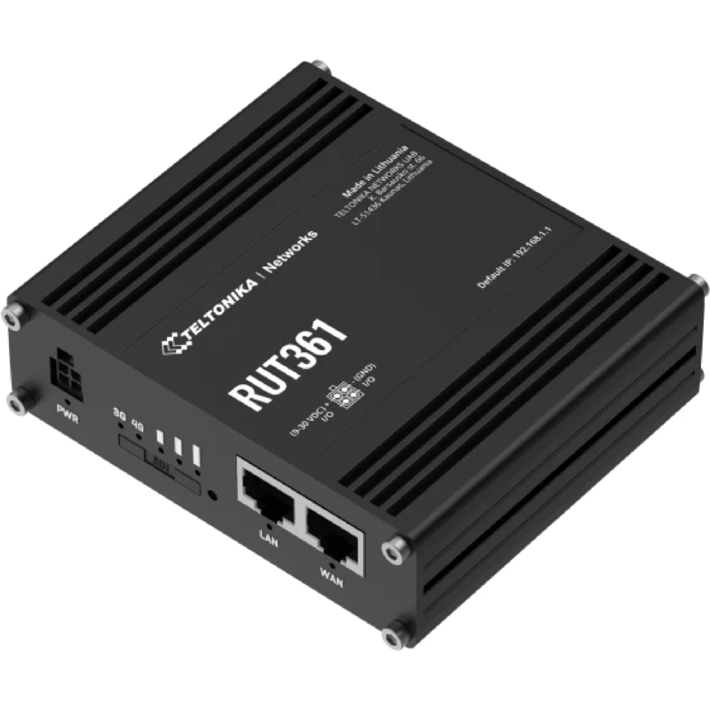 Imagen 1 de Teltonika Router industrial LTE Cat6 compacto con conectividad segura y gestion 