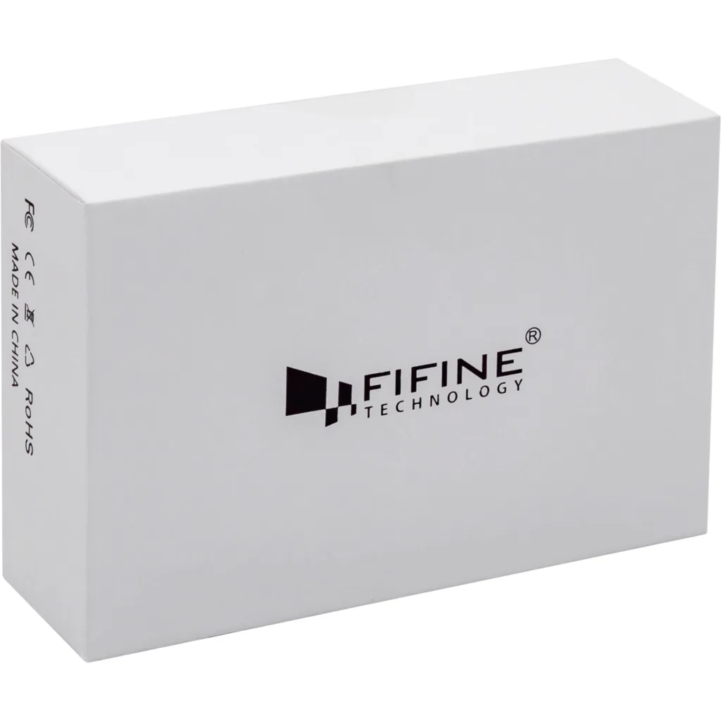 Imagen 2 de Micrófono Fifine Lavalier para iPhone/Android (Conexión AUX, Negro)