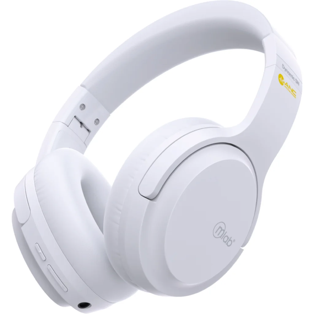 MLAB AUDIFONO ANC BLUETOOTH TYPE C DYNAMIC STOP NOISE WHITE