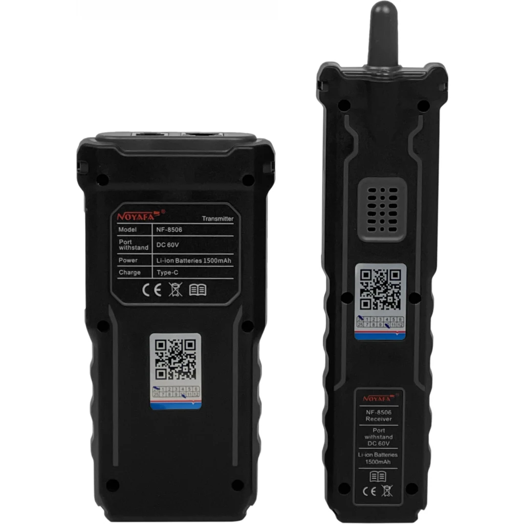 Imagen 8 de Tester de Red Digital NF-8506 RJ-45 RJ-11 PoE Recargable USB-C
