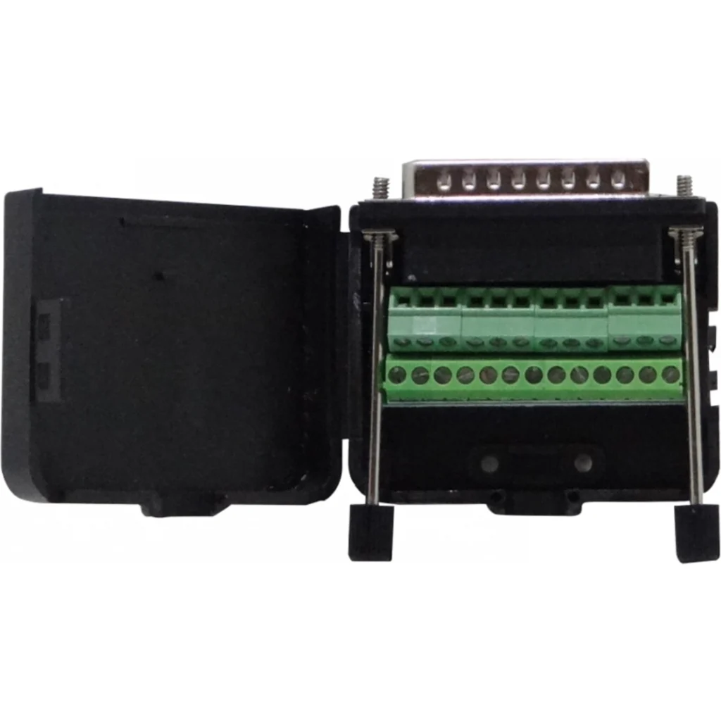 Imagen 2 de Atornillable DB25-Macho (2-filas) 25-pin Conector Regleta c/Tapa 52mm