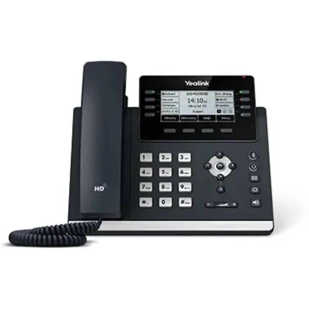 Imagen 2 de Teléfono IP Yealink SIP-T43U Pantalla Monocromatica, 12 Lineas SIP PoE USB 