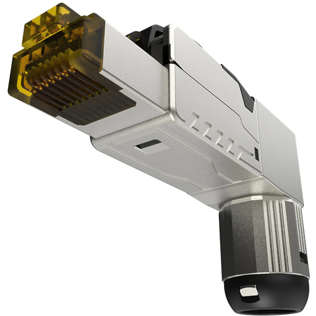 Imagen 10 de Nexxt Solutions Infrastructure - Modular Plug Termination Link - Cat6A - Packaged Quantity: 1 - 90 grados