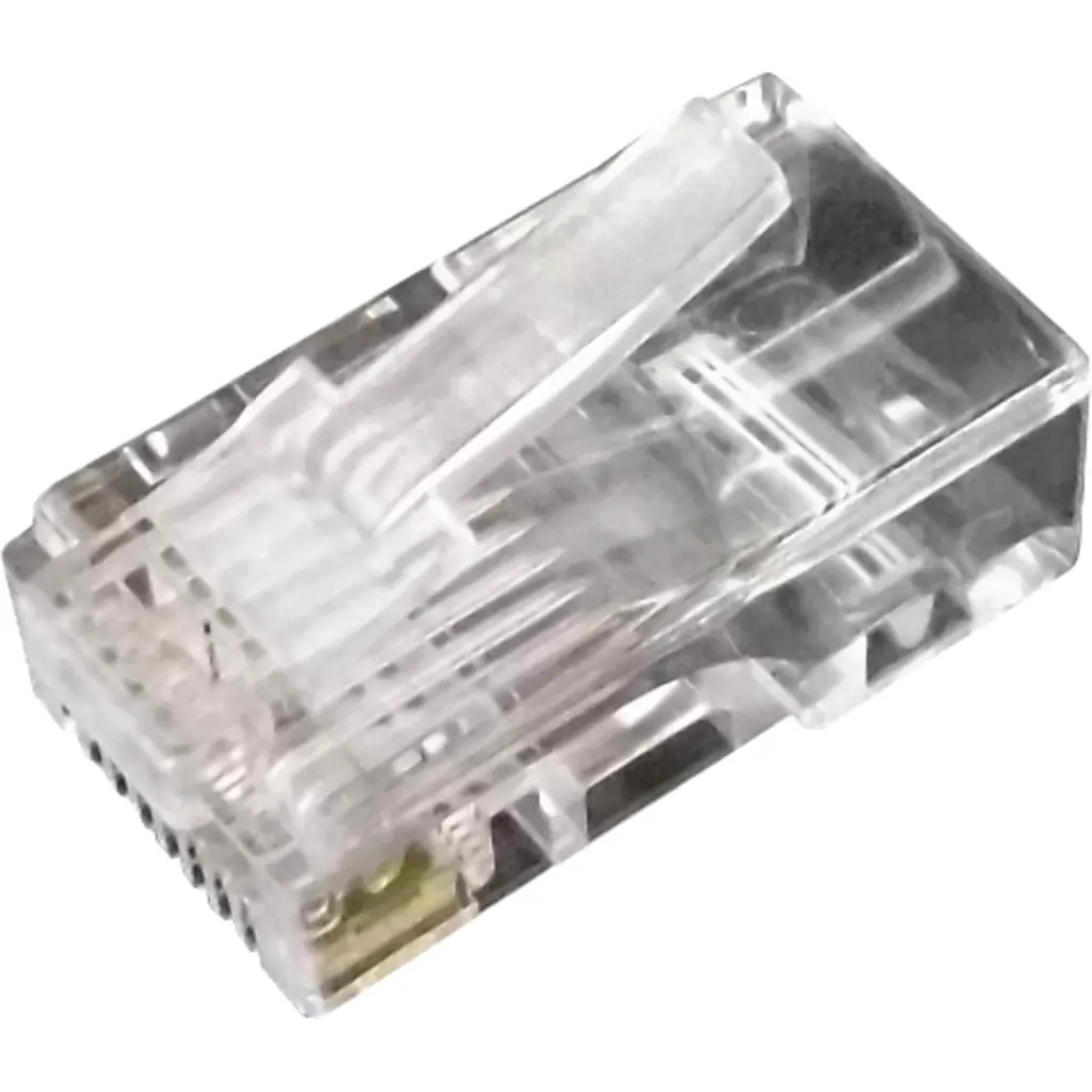 Imagen 3 de Conector RJ-45 Cat5e UTP P/Unifilar 100 Unidades - Linkmade