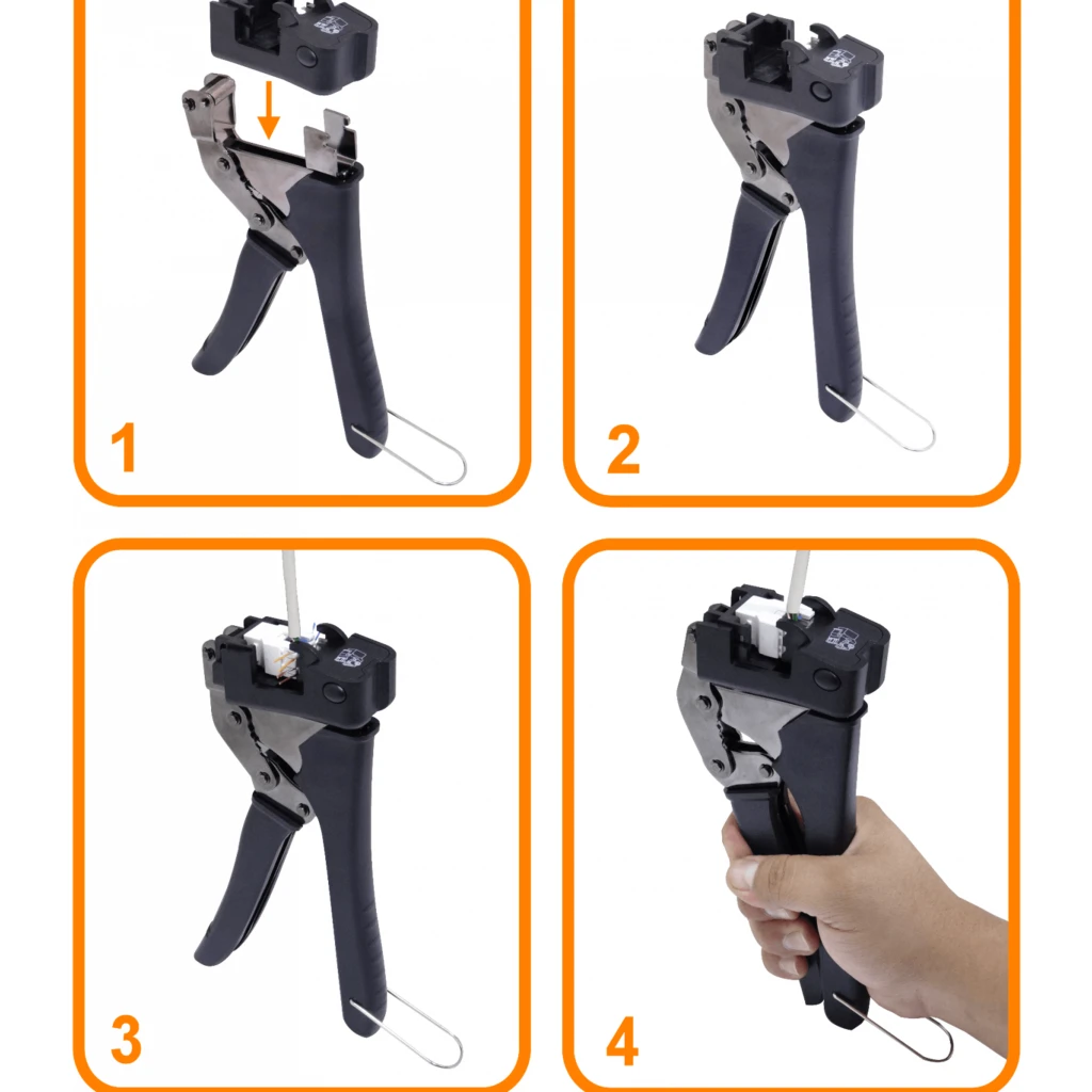 Imagen 3 de Herramienta p/keystone 180o KP5WL-1 KP6WL-1 Punchadora Rapida