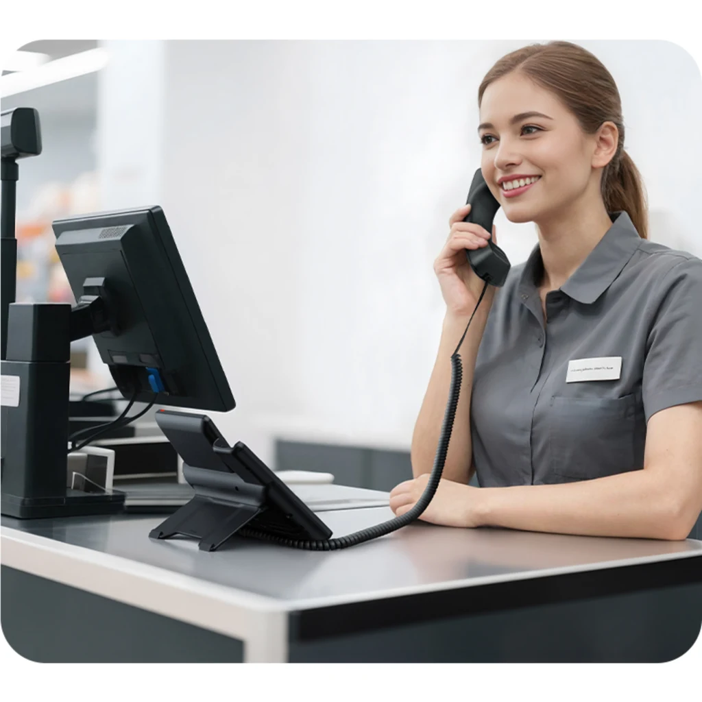 Imagen 2 de "Telef. IP profesional con pantalla a color 2,8"", audio HD con cancelacion ruid