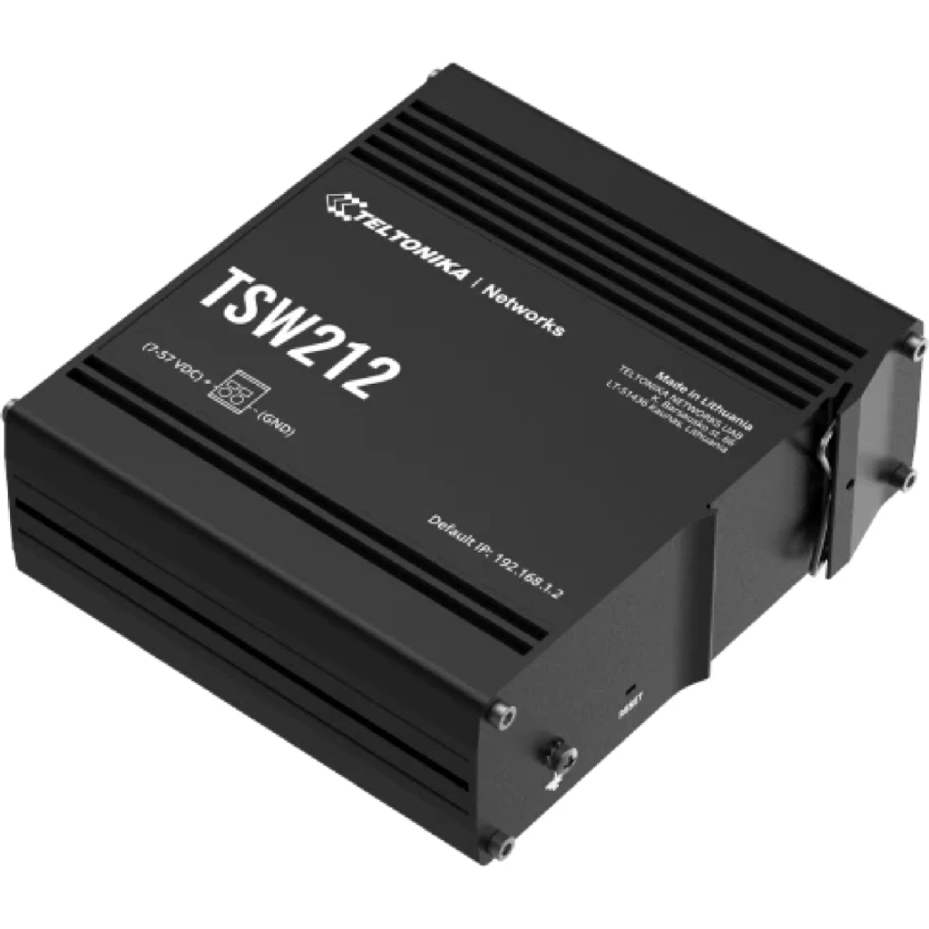 Imagen 2 de Switch Gestionable Teltonika TSW212, 8x Gigabit y 2 SFP L2 con Funciones L3