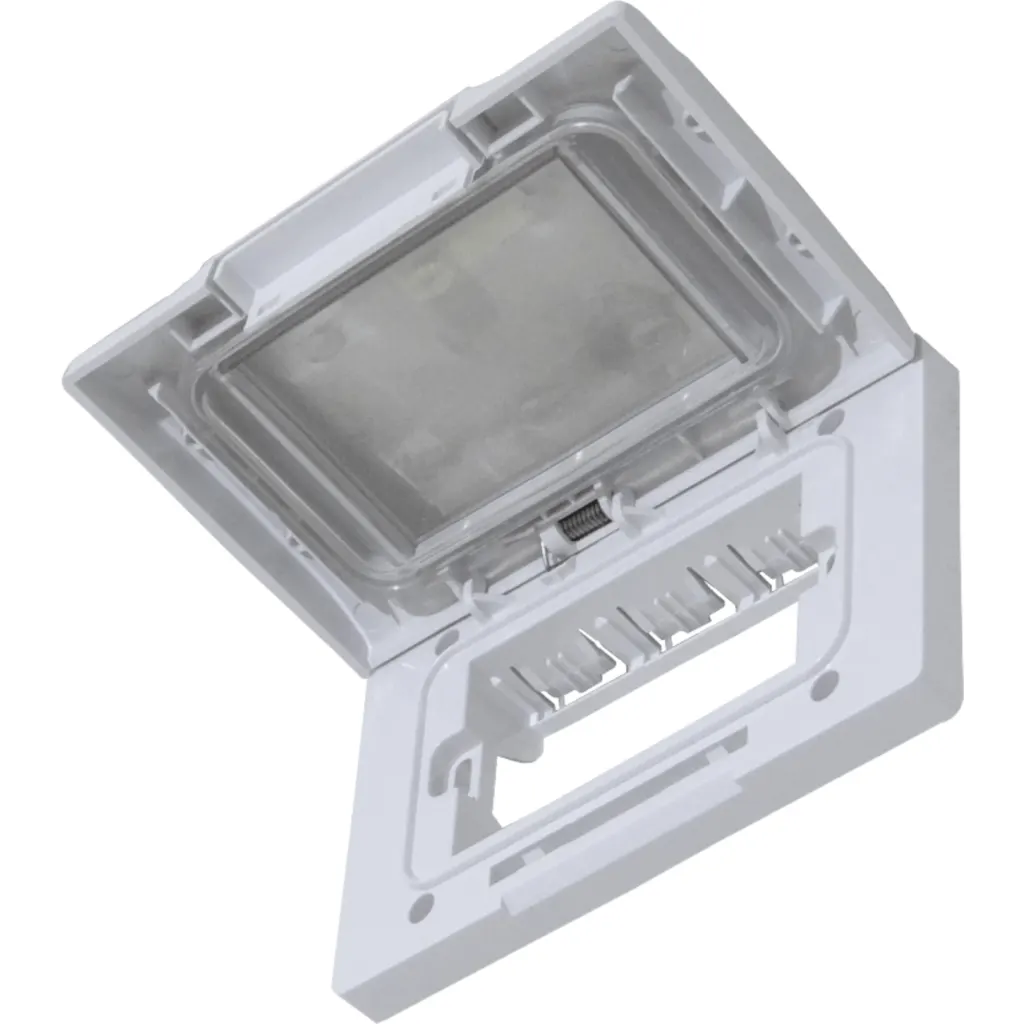 KALOP Tapa Exterior Porta 3-Modulos Gris IP55 3-Puestos Sigma KL42403