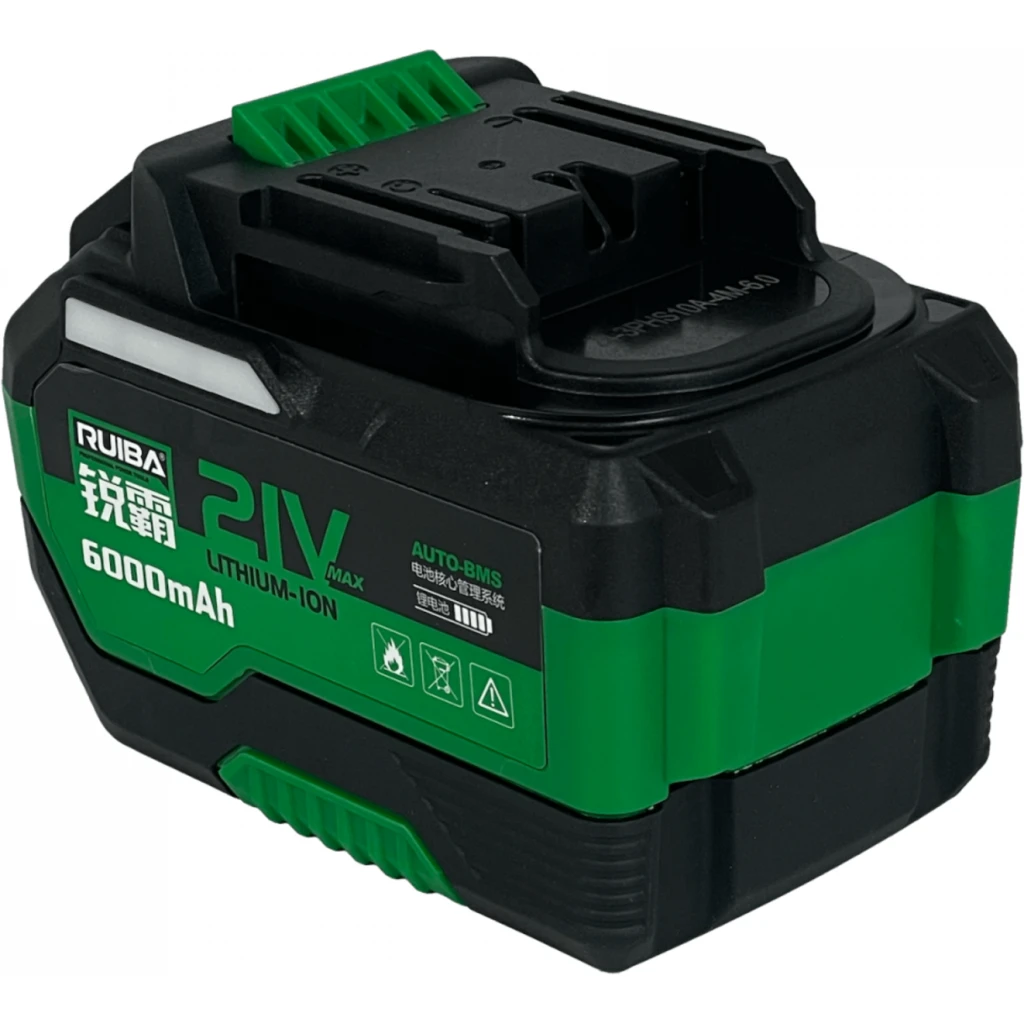 RUI Bateria Litio 21V 6Ah 126Wh Li-ion Recargable BMS 6000mAh