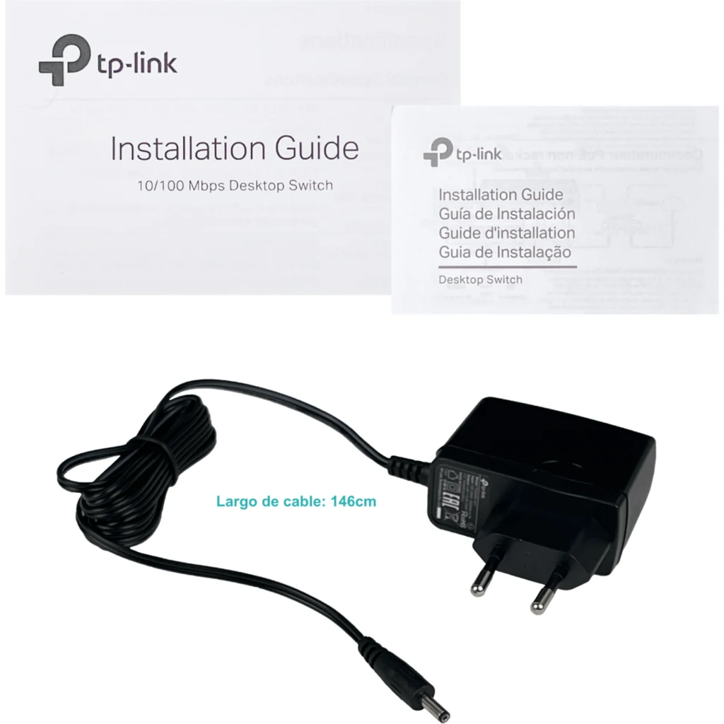 Imagen 1 de Switch TP-Link TL-SF1008D 8 puertos RJ4510/100/Mbps Auto MDI / MDIX