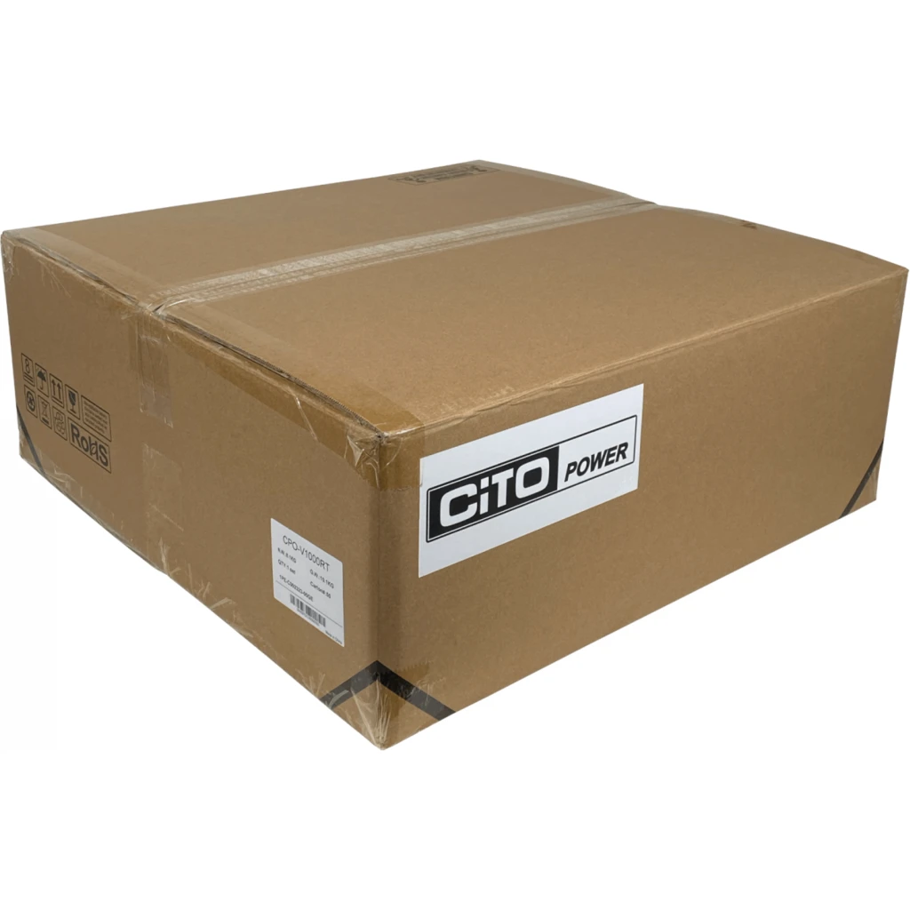 Imagen 4 de CPO-V1K. CITO 1KVA Req 2-Baterias 2x9Ah 24Vdc 900W Online 0ms UPS 2U Rack