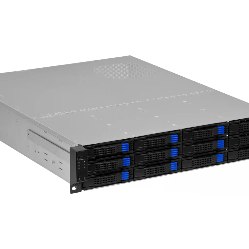 LINKMADE 2U Storage Case p/Rack 12x3,5-Hotswap MATX req/Fuente-ATX