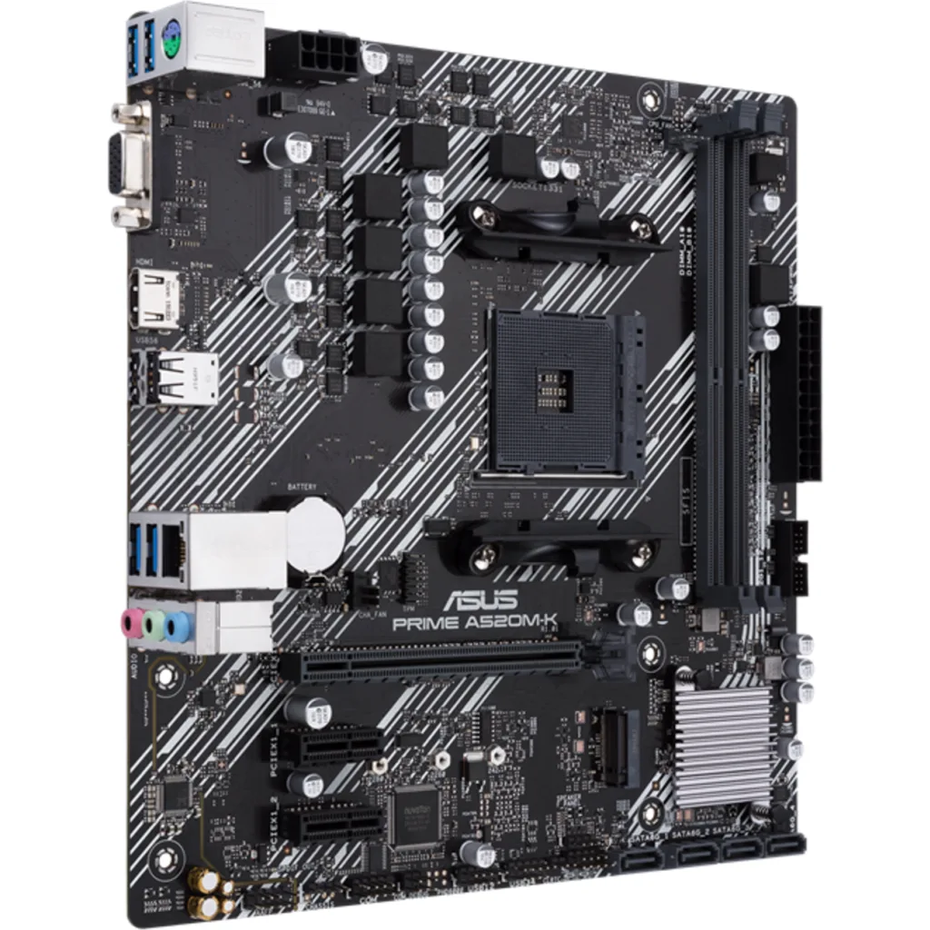 Imagen 1 de PRIME A520M-K mATX +2GLN+U3.2+M2 SATA6+4