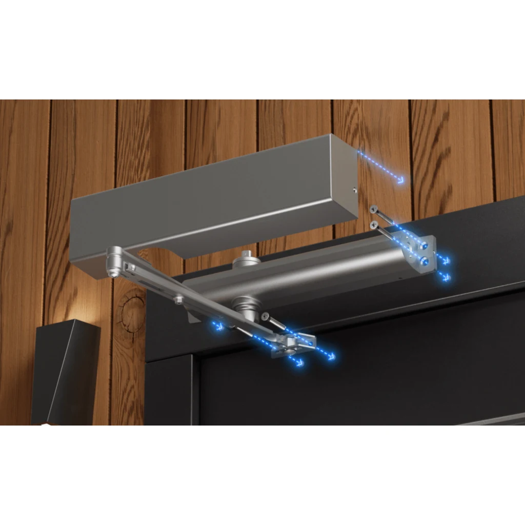 Imagen 2 de UI c/Carcasa 40-80Kg Brazo Hidraulico Cierre Puerta UACC-DOORCLOSER-US